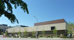 The Kohler Art Library is located inside the Chazen Museum of Art.